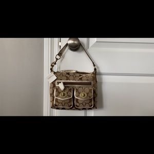 Coach signature mini purse brand new